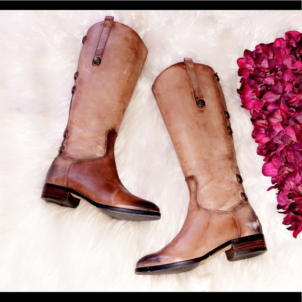 ARTURO CHIANG Enchanted Leather Riding Boot